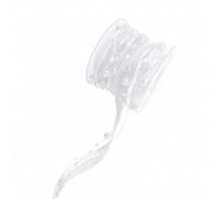 Gitohoni Décoratif Chaîne Perles Polyvalent Rleau 10 M sur Rleau Plastique Résistant Décoration pr Emballage Caaux,