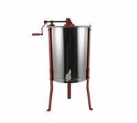 Gitohoni Extracteur Manuel Extracteur Centrifuge Ruche Tambour Inox Robuste Robinet de Vidange Couvercle Transparent Manivelle Confortable avec Pieds Sécurisés pour Saisonnière Ferme Jardin