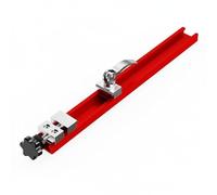 Gitohoni Guide de Coupe Réglable Règle Butée Rail Glissière Linéaire pour Guidage Droit Bloc Butée Positionnable et Serrage, Base De Positionnement Réglable Pour Machine De Découpe 360