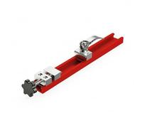 Gitohoni Guide de Coupe Réglable Règle Butée Rail Glissière Linéaire pour Guidage Droit Bloc Butée Positionnable et Serrage, Base De Positionnement Réglable Pour Machine De Découpe 240