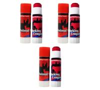 Gitohoni Lot de 6 Crayons de Cire pour L'identification du Bétail, Marqueurs pour Porcs, Vaches, Chèvres, Moutons, Imperméables et Haute Visibilité pour L&, Rouge 12 Pièces