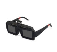Gitohoni Lunettes de Soudage Automatiques Lunettes de Protection Oculaires Masque Oculaire Écran Anti-éblouissement Filtre Photochromique avec Module Lumineux, Ensemble Couleur Réelle