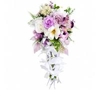Gitohoni Mariée Artificiel en Soie Rombante Longue Composition Florale Tombante Feuillage Romantique Arrangement Floral pr Mariées