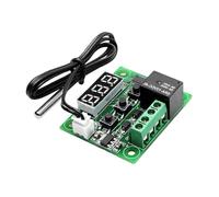 Gitohoni Module de Thermostat Numérique à Affichage, Interrupteur électronique de Température, Remplacement étanche NTC, Circuit Imprimé Robuste pour Installat, Lumière Rouge 12v