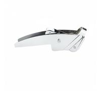 Gitohoni Support d'Ancre Marine Poulie Guide Chaîne Ancre Support d'Ancre Étrave en Acier Inoxydable 316 Finition Polie pour, Argent, Support D Ancre À Fond Droit pour 15-30 Kg