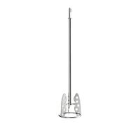 Gitohoni Tige de Mélange En Acier Inoxydable pour Ciment, Mélange Homogène, Mélangeur à Peinture, Accessoire pour Perceuse, Tige de Mélange pour Peintures et E, CarrÉ
