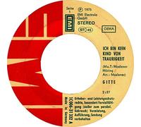 Gitte (Haenning) - Ich bin kein Kind von Traurigkeit (1975) / Vinyl single [Vinyl-Single 7'']