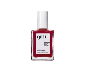 Gitti Nail Polish No. 102 - Classic Red