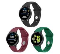 Gittos 20mm Bracelet pour Garmin Vivoactive 5/3, Garmin Forerunner 55/165/245/645 Music, Garmin Vivomove 3/HR/Style/Luxe/Venu Sq 2 20mm Silicone Bracelets Sport Remplacement