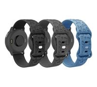 Gittos 20mm Bracelet pour Garmin Vivoactive 5/3, Garmin Vivomove 3/HR/Style/Luxe, Garmin Forerunner 55/165/245/645 Music/Venu Sq 2 20mm Silicone Bracelets Sport Remplacement