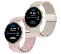 Gittos 20mm Magnétique Bracelet pour Garmin Vivomove 3/HR/Style/Luxe/Vivoactive 5/3, Garmin Forerunner 55/165/245/645 Music/Venu Sq 2 Nylon Bracelets Sport Remplacement