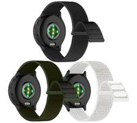 Gittos 22mm Nylon Bracelet pour Garmin Forerunner 265/255 Sport Remplacement Vívoactive 4 Bracelets Compatible avec Venu 3/2 QuickRelease