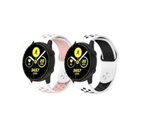 Gittos Bracelet de montre de rechange en silicone compatible avec Garmin Vivoactive 6/5/3/Vivomove 3/HR/Style/Luxe/Forerunner 55/165/245/645 Music/Venu Sq 2 pour homme et femme, Silicone