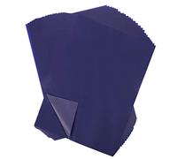 Gitua Lot de 100 feuilles de papier carbone - Format A4 - Bleu - Pour bricolage, artisanat, bois, toile, verre, céramique et autres surfaces