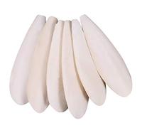Gitua Lot de 6 bols de sépia pour tortues, 10-12 cm, de qualité supérieure, pour oiseaux, reptiles, ames barbus et escargots, calcium naturel et approvisionnement en minéraux