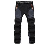 GITVIENAR Hommes Pantalon Étanche Pantalons Hydrofuge Coupe-Vent à Séchage Rapide pour Camping et Randonnée Pêche Escalade en Plein Air Épaississement de la Chaleur
