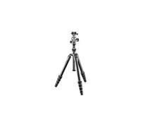 Gitzo GK1555T-82TQD - Trépied Traveler avec Rotule Ball Centrée Série 1 à 5 Sections Compact, Repliable et Léger à Colonne Courte pour les Prises de Vue au Niveau du Sol - Fibre de Carbone