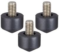 Gitzo GSF25 Lot de 3 Pieds en Caoutchouc 25 mm