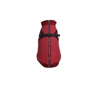 Giubbotto imbottito Easy Bordeaux pettorina integrata e chiusura a zip con detta