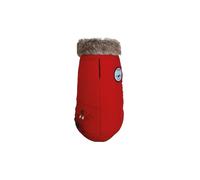 Giubbotto imbottito Finlande Rosso imbottito con interno in eco pelliccia e tasc