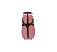 Giubbotto imbottito Rosa con imbracatura integrata e zip posteriore Croci