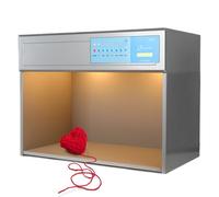 Giuggiolared Boîte Lumineuse pour l'étalonnage des Couleurs avec 6 Sources LED réglables pour Textiles et Plastiques - Cabine d'évaluation des Couleurs Professionnelle, Sources D65 TL84 F UV CWF U30