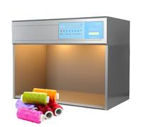 Giuggiolared Boîte Professionnelle 6 LED réglables pour Impression et Plastiques - Cabine d'évaluation des Couleurs adaptée aux Textiles, Jouets et Cuir avec D65 TL84 F UV CWF U30