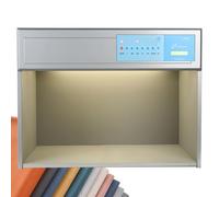 Giuggiolared Cabine d'évaluation des Couleurs pour Une évaluation précise des Couleurs dans Jouets et Textiles - Boîte d'évaluation Professionnelle avec 6 Sources LED incluant D65 TL84 F UV CWF U30