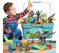 GIUHAT Figurine Dinosaure et Dino a demonter, Dinosaure Jouet Enfant 3-8 Ans, Cadeaux de Noel Cadeaux Enfant, Garcon Jouet 3 2 4 5 6 Ans Garçon Jeu