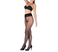 Giulia Collants 20 40 deniers sans culotte, taille large et confortable, Noir 40 deniers, M