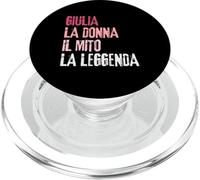 Giulia La Donna Il Mito La Leggenda Festa di Compleanno PopSockets PopGrip pour MagSafe