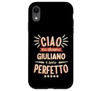 Giuliano Idea Regalo Personalizzata Nome Divertente Coque pour iPhone XR