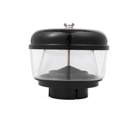 Giuneuow 3.5 Pouces 88Mm PièGe à Eau TêTe de Tuba Air TêTe de RAM Pré-Nettoyant Flux de Voiture Voiture TêTe de Tuba Tuba Ram Tasse de Sable pour Nissans