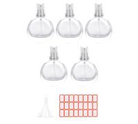 Giuneuow 5 Pièces 25 Ml Flacons Pulvérisateurs Petits Flacons de Parfum Atomiseur Cosmétique Récipient de Pulvérisation Atomisant Flacon Pulvérisateur en Verre pour Voyage