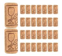 Giuneuow Bouchons de Vin, Bouteilles de Vin en LièGe en Bois LièGe pour Bouchons en LièGe Naturel pour Bouchons de Vin en Bois pour Bricolage, DéCoration et Loisirs