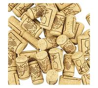 Giuneuow Bouchons de Vin, LièGe en Bois Bouteilles de Vin LièGe pour Bouchons Naturels Bouchon pour Bouchons de Vin en Bois pour Le Bricolage, la DéCoration et Les Loisirs
