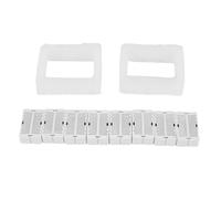 Giuneuow Filtres de Rechange de d'eau de Chat de 10 PièCes, pour la d'eau Potable d'animal Familier en CéRamique d'eau d'animal Familier d'acier Inoxydable