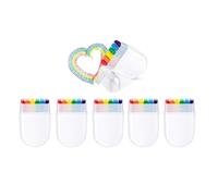 Giuneuow Kit de Peinture pour le Arc-En-Ciel Pride, Bâton de Maquillage Arc-En-Ciel pour les Célébrations, Cosplay, Anniversaire, Fournitures de Maquillage A