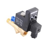 Giuneuow Vanne de Vidange Électronique Automatique Temporisée G1/2 DN15 pour la Gestion des Condensats des Compresseurs D'Air AC220V