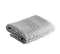 GIUPLOKID Chiffon Grill Haut-Parleur, Tissu de Grille Haut-Parleur, Tissu maillé Multicolore(Silver)