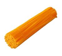 GIUPLOKID Cure-Pipes pour Loisirs créatifs, Chenille tiges Cure-Pipes 50-100 pièces Multicolores for l'artisanat(Golden Yellow,100Pcs)