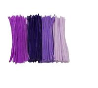 GIUPLOKID Cure-Pipes pour Loisirs créatifs, Cure-Pipes 200 pcs Multicolore(Mixed purple-200pcs)