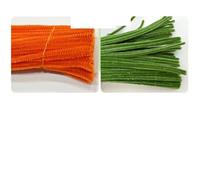 GIUPLOKID Cure-Pipes pour Loisirs créatifs, Cure-Pipes 200 pièces décorations Artisanales Multicolores Bricolage(Color 07)