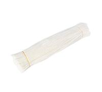 GIUPLOKID Cure-Pipes pour Loisirs créatifs, Cure-Pipes 200 pièces tiges de Chenille Multicolores for l'artisanat Bricolage(White)