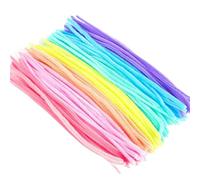 GIUPLOKID Cure-Pipes pour Loisirs créatifs, Cure-Pipes à Tige en Chenille Multicolore 100-1500 pièces(Makron,1200Pcs)
