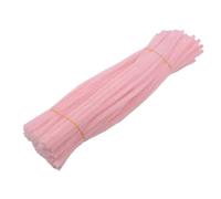 GIUPLOKID Cure-Pipes pour Loisirs créatifs, Cure-Pipes à Tige en Chenille Multicolore 30 cm Paquet de 10 50 100 pièces(6,50PCS)