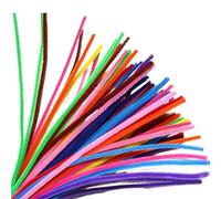 GIUPLOKID Cure-Pipes pour Loisirs créatifs, Cure-Pipes en Chenille 100 pièces Multicolores 30 cm x 6 mm(Random Mixed 100pcs)