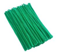 GIUPLOKID Cure-Pipes pour Loisirs créatifs, Cure-Pipes tiges Chenille Multicolore Paquet de 100-500 pièces(Dark Green,200PCS)