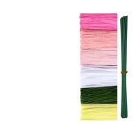 GIUPLOKID Cure-Pipes pour Loisirs créatifs, Cure-Pipes tiges de Chenille 12 Pouces Fournitures d'artisanat Multicolores 500 pièces(Mixed Color)