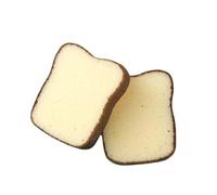 GIUPLOKID Éponges à peindre, Éponge de peinture en forme tranche pain, 2 pièces, for aquarelle Gouache 8.5x9.5x2cm